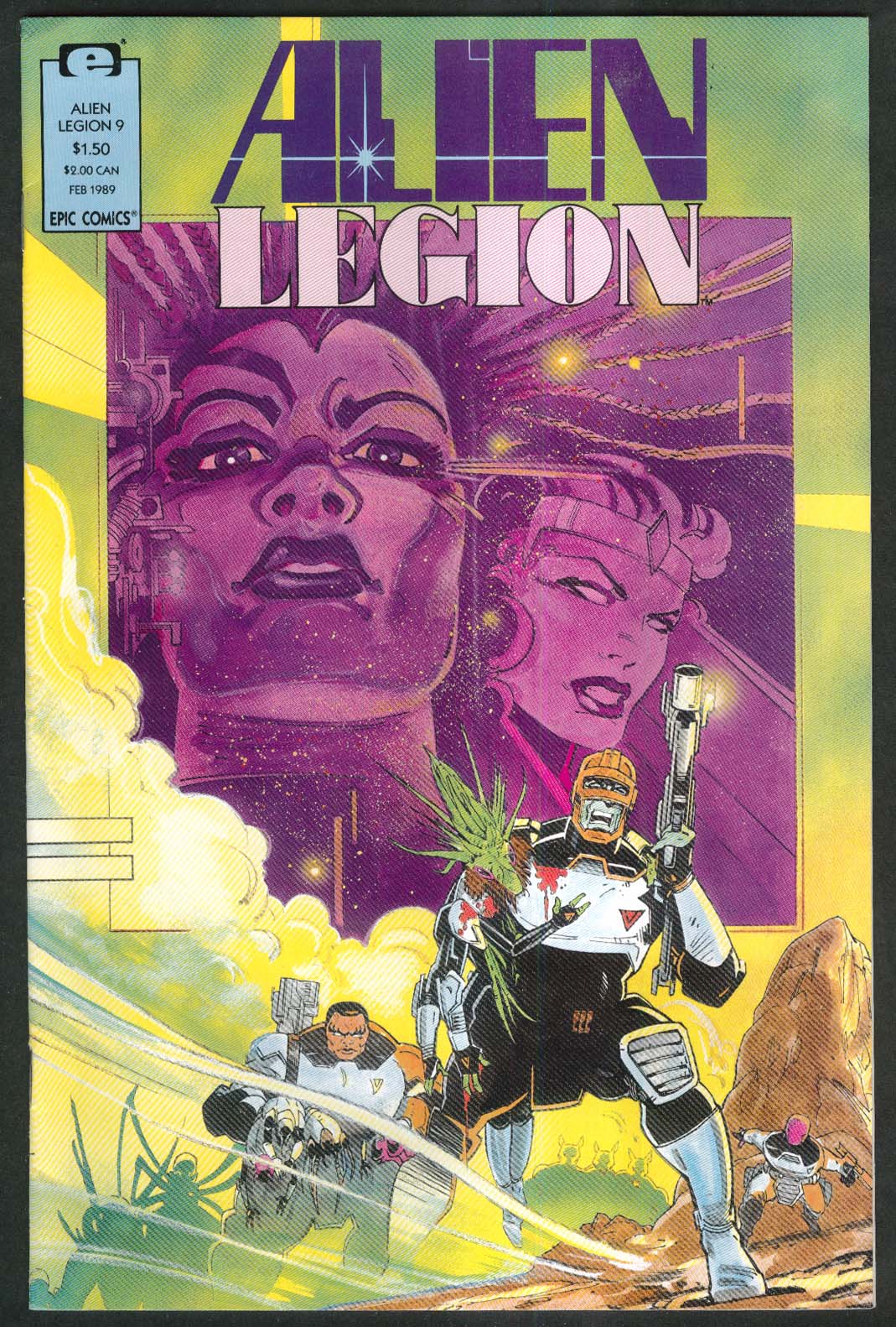 ALIEN LEGION 9 Epic Comic Book 2 1989