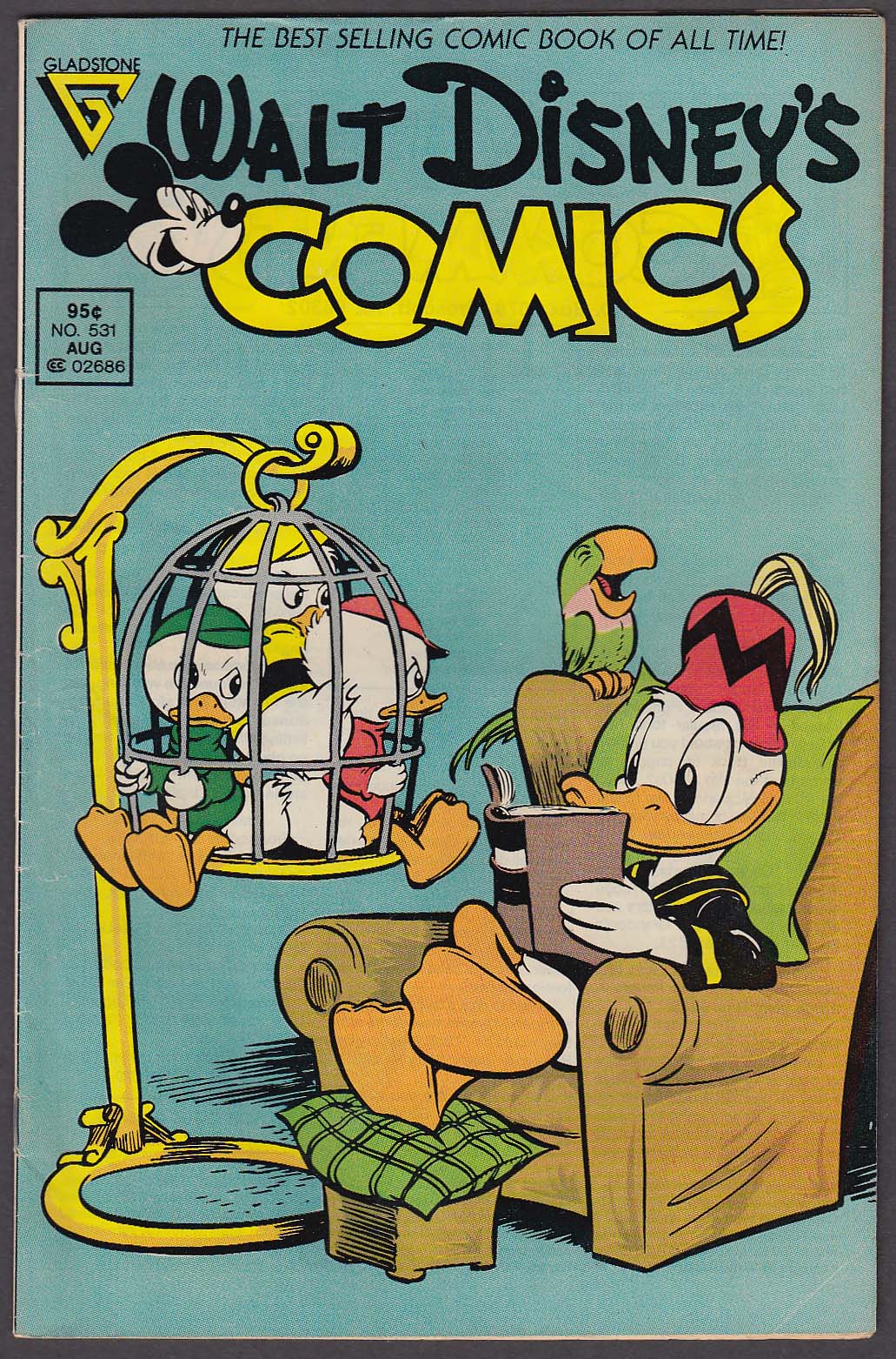 WALT DISNEY'S COMICS & Stories #531 Gladstone comic book 8 1988