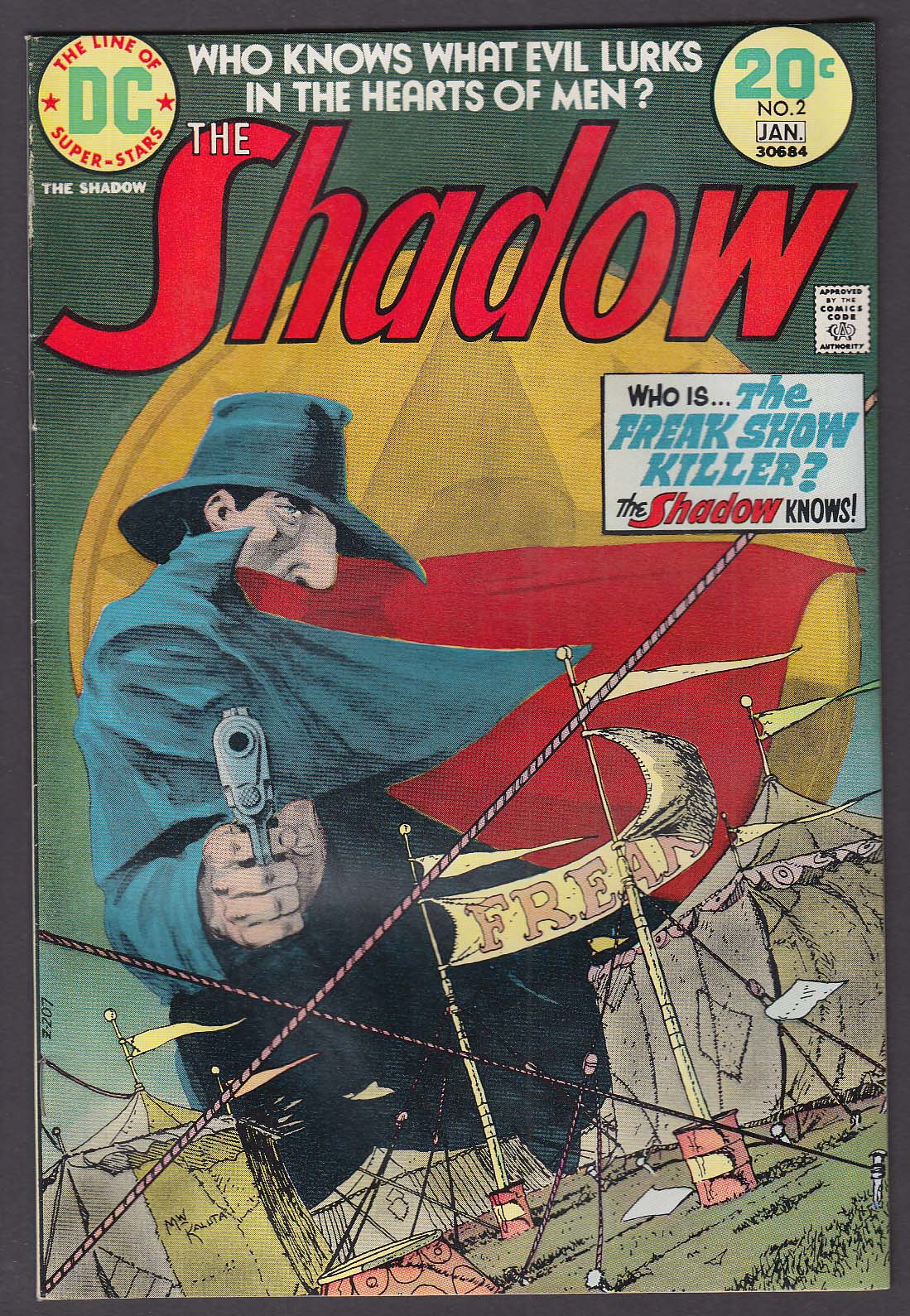 The Shadow Vol 1 2 Dc Comic Book 12 1973 1 1974