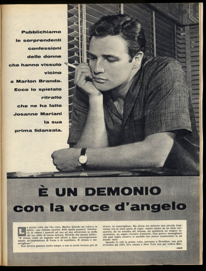 EPOCA 3/20 1960 Marlon Brando France Nuyen Princess Grace