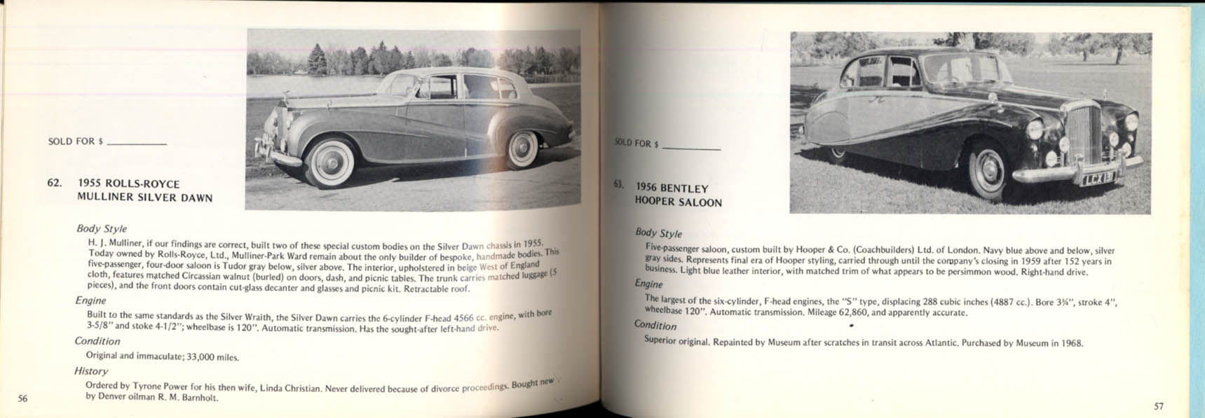 Ripley's Veteran Car Museum Antique & Classic Auction Catalog 1972 ...