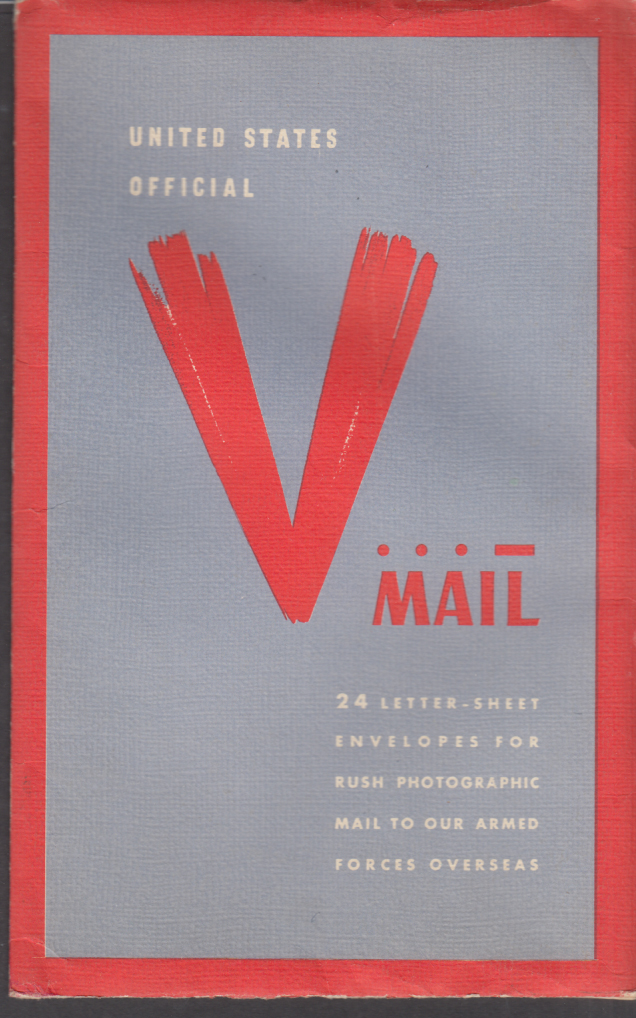 Wessel Company United States Official V-Mail Packet 1943